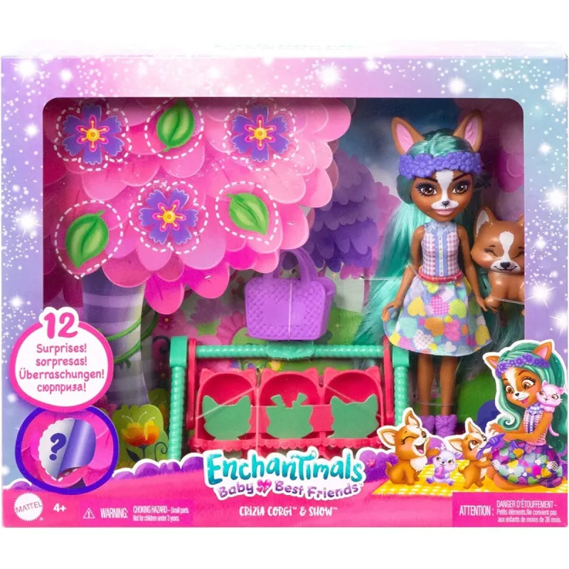 Mattel Enchantimals -  Baby Best Friends Doll Reveal 3 HLK86 (HLK83)