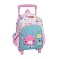 Gim - Σακίδιο Τρόλεϊ Νηπιαγωγείου 2 Θήκες, Fisher Price, Mini Bunny 349-31073