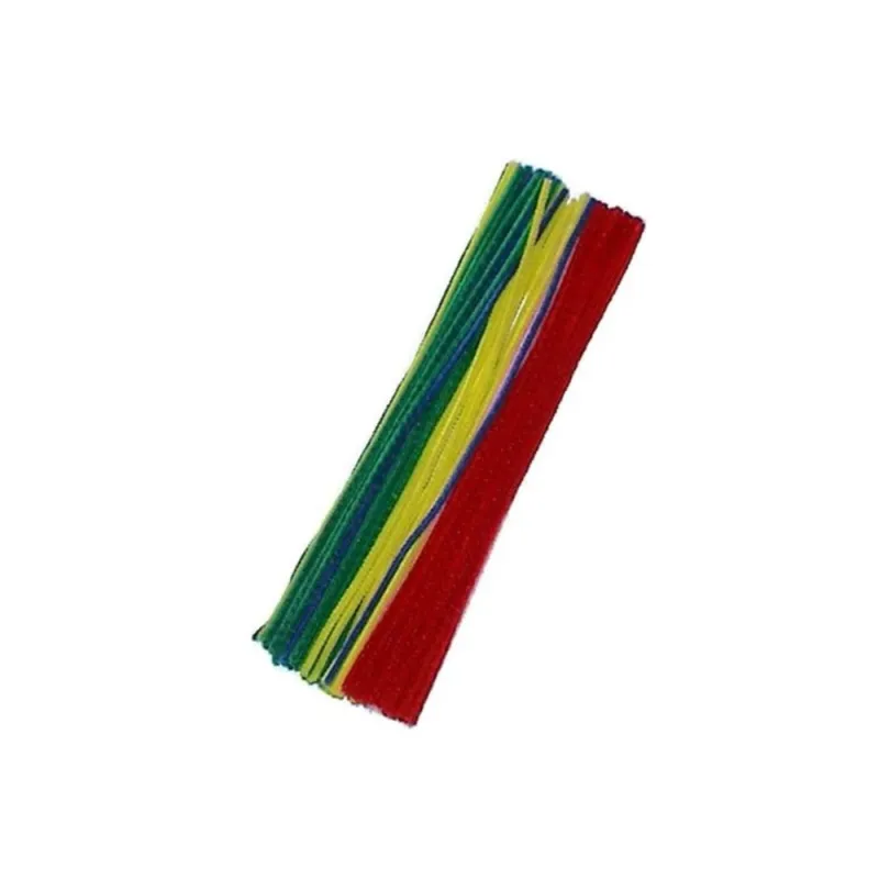 Σύρματα Πίπας Πολύχρωμα, 100 Pcs 6mm 30 Εκ 35512