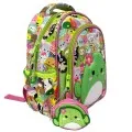 Gim – Τσάντα Πλάτης Νηπιαγωγείου 2 Θήκες, Squishmallows, Cactus 363-32054
