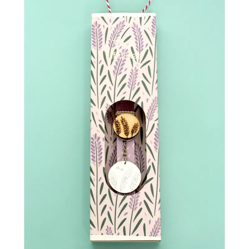 Life Likes - Λαμπάδα Λεβάντα Με Μπρελόκ 4688