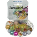 ArteLibre - Μπίλιες - Βόλοι Blue Gifts γυάλινες χρωματιστές διάφορα μεγέθη 250gr.47356 ArteLibre - Μπίλιες - Βόλοι Blue Gifts γυάλινες χρωματιστές διάφορα μεγέθη 250gr.47356