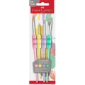 Faber Castell – Σετ Πινέλα Σε Παστέλ Χρώματα Σετ 4 Νο4-8-10-12 481620 Faber Castell – Σετ Πινέλα Σε Παστέλ Χρώματα Σετ 4 Νο4-8-10-12 481620