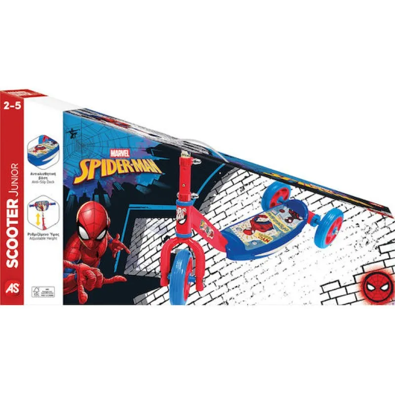 AS - Παιδικό Πατίνι Τρίτροχο Spider-Man 5004-50280