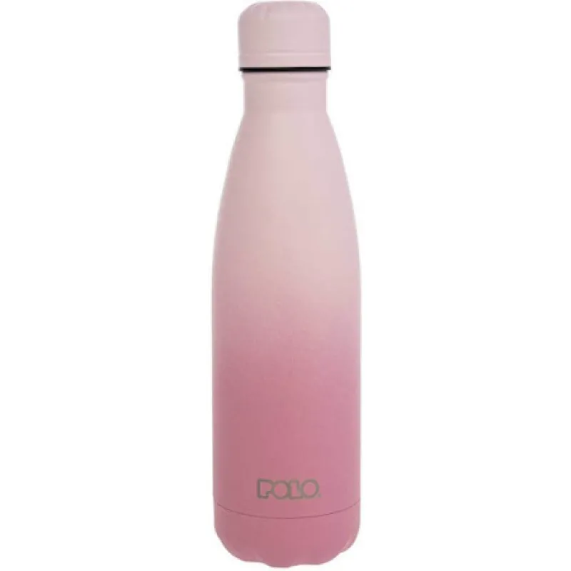 Polo - Παγούρι Ανοξείδωτο Θερμός , Degrade Ροζ-Λιλά 500ml 9-49-004-8388