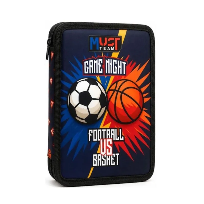 Diakakis - Κασετίνα Διπλή Γεμάτη Must, Football Vs Basketball 587580