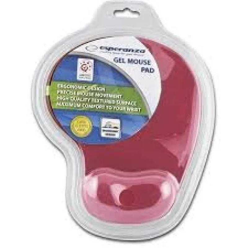 Esperanza - Gel Mouse Pad Wrist Rest, Κόκκινο EA137R