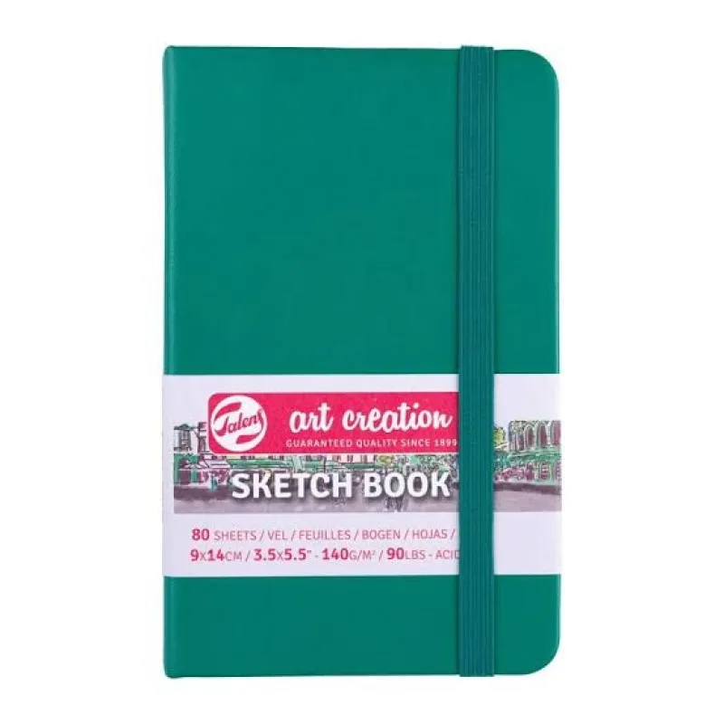 Royal Talens - Σημειωματάριο Sketchbook Art Creation Green 9x14 εκ 80 Φύλλα 9314331M
