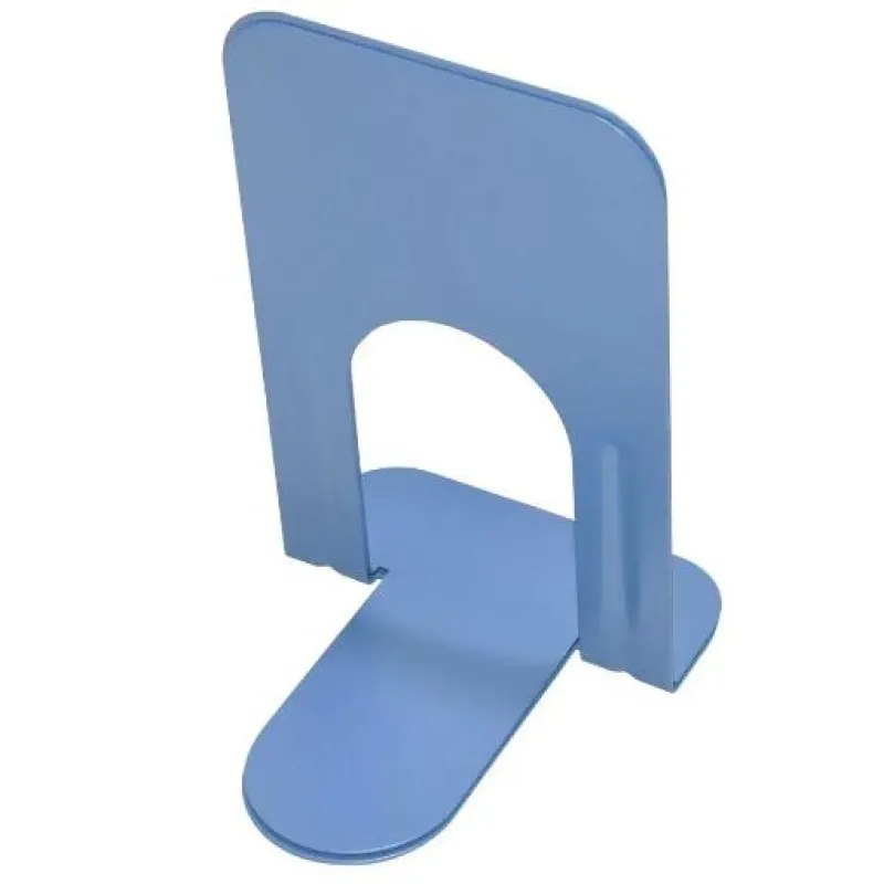 Foska - Γωνία Βιβλίων Μεταλλική 15.5x12.5x19 cm, Γαλάζια BS2040