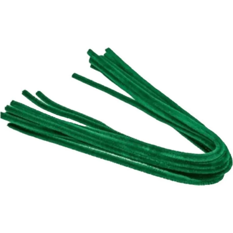 Foska - Σύρματα Πίπας Πράσινο , 100Pcs, 30Εκ CS1001