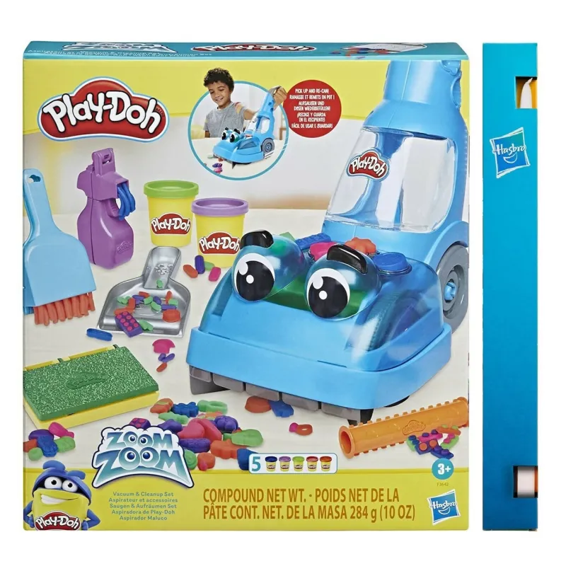 Παιχνιδολαμπάδα Hasbro Play-Doh - Zoom Vacuum And Clean-Up F3642