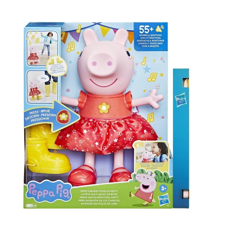 Παιχνιδολαμπάδα Hasbro - Peppa Pig, Peppa's Muddy Puddles Party F8873