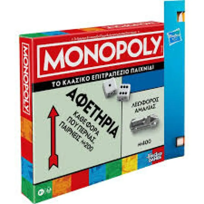 Παιχνιδολαμπάδα Hasbro - Επιτραπέζιο - Monopoly Classic Ανανεωμένη Έκδοση G0009