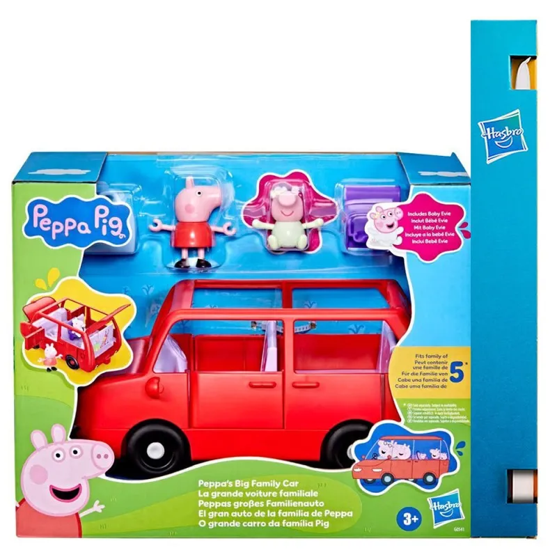 Παιχνιδολαμπάδα Hasbro - Peppa Pig, Peppa΄s Big Family Car G0541