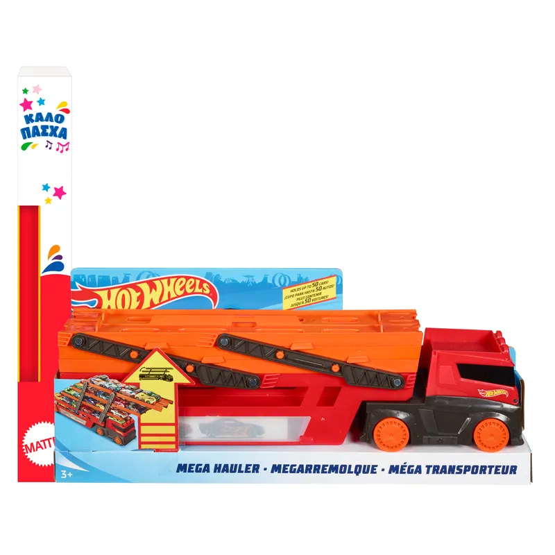 Παιχνιδολαμπάδα Mattel Hot Wheels - Νέα Νταλίκα Γκαράζ 6 Επιπέδων GHR48