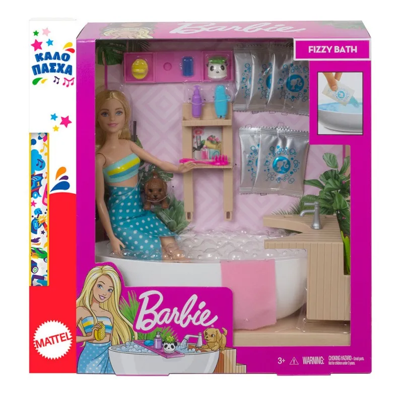 Παιχνιδολαμπάδα Mattel Barbie - Wellness Τζακούζι GJN32