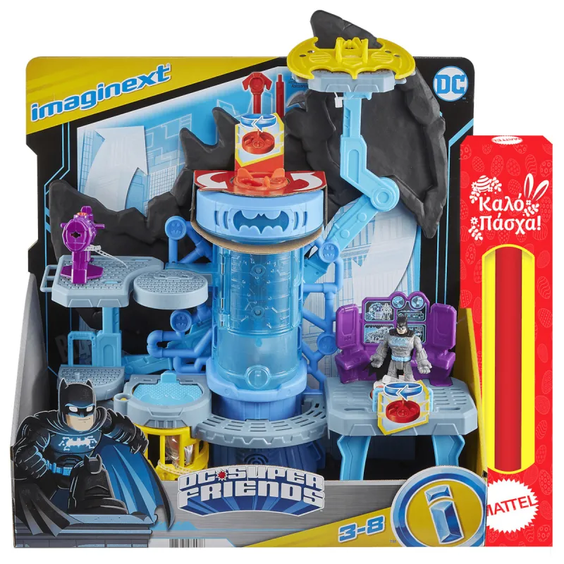 Παιχνιδολαμπάδα Fisher Price - Imaginext, DC Super Friends, Bat - Tech Σπηλιά GYV24
