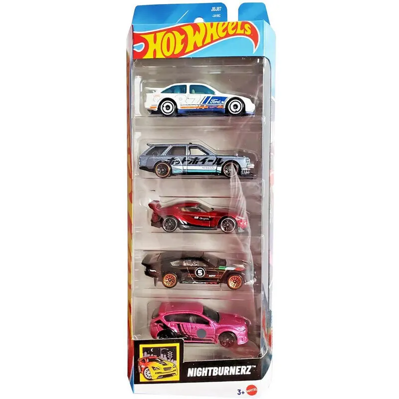 Mattel Hot Wheels – Αυτοκινητάκια 1:64 Σετ Των 5, Nightburnerz JBJ87 (01806)