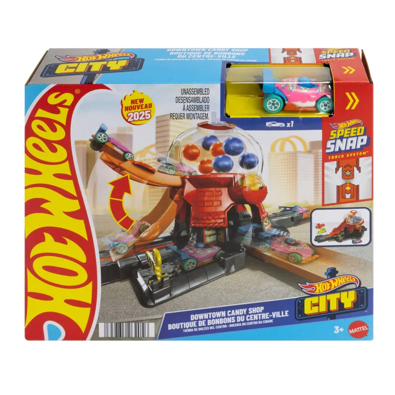 Mattel Hot Wheels - City, Downtown Candy Shop JBM62 (HDR24)