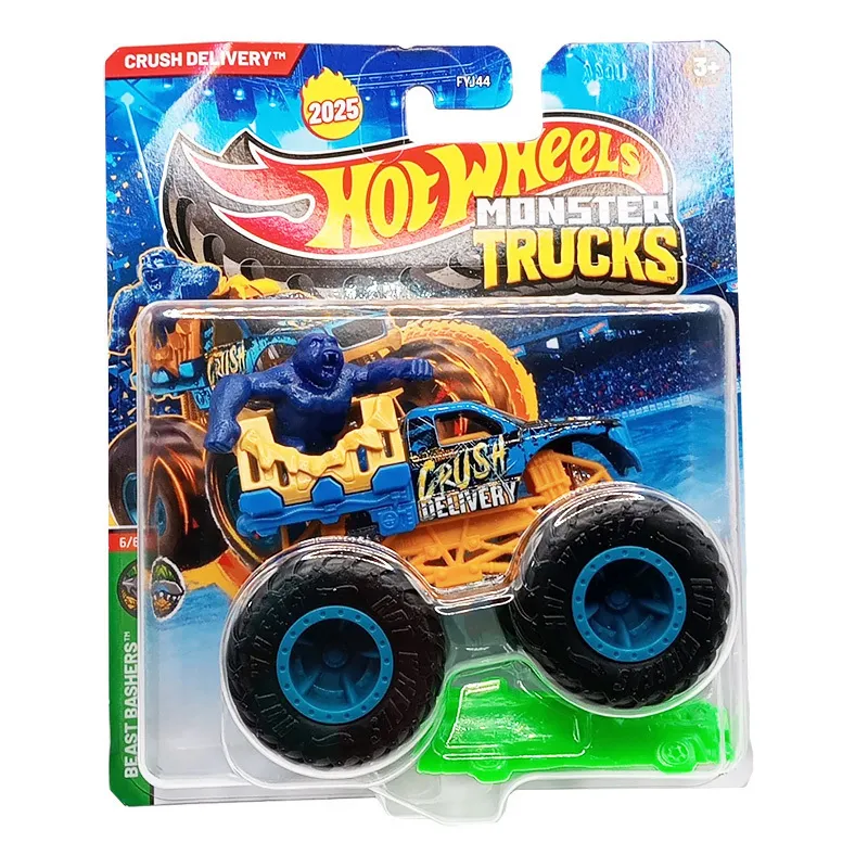 Mattel Hot Wheels - Monster Trucks, Beast Bashers, Crush Delivery (6/6) JCD79 (FYJ44)