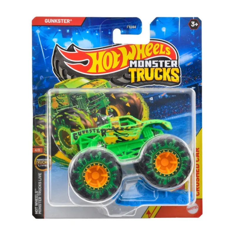 Mattel Hot Wheels - Monster Trucks, Monster Trucks Live, Gunkster (4/8) JDP70 (FYJ44)