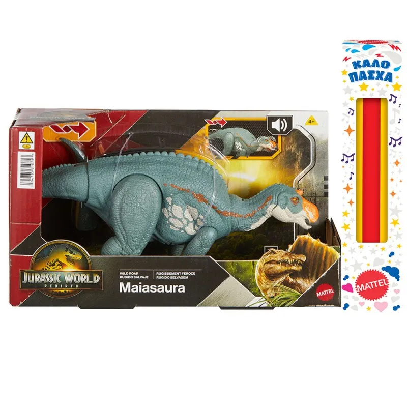 Παιχνιδολαμπάδα Mattel - Jurassic World Rebirth, Wild Road, Maiasaura JGC82 (JGB87)
