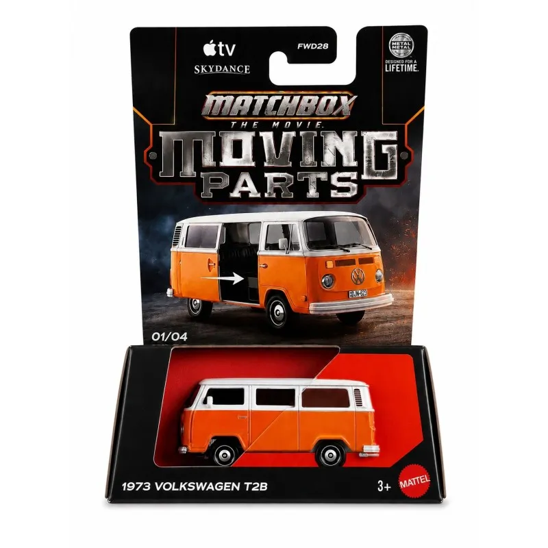 Mattel Matchbox - Moving Parts, 1973 Volkswagen T2B JHV23 (FWD28)