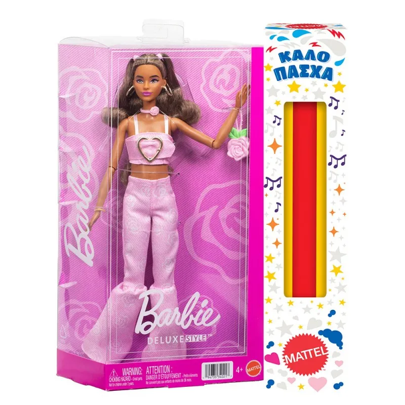 Παιχνιδολαμπάδα Mattel Barbie - Deluxe Style, Ροζ Καμπάνα Τζιν JJN72 (HYV24)