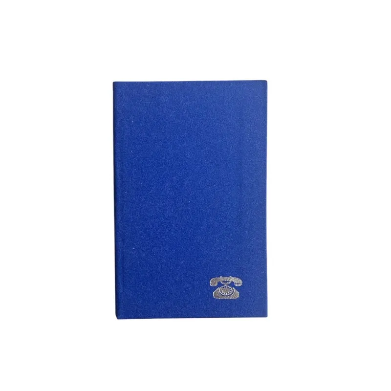 Adbook - Τηλεφωνικό Ευρετήριο Laminated, 7x11 cm 100 Σελίδες, Electric Blue E-1003