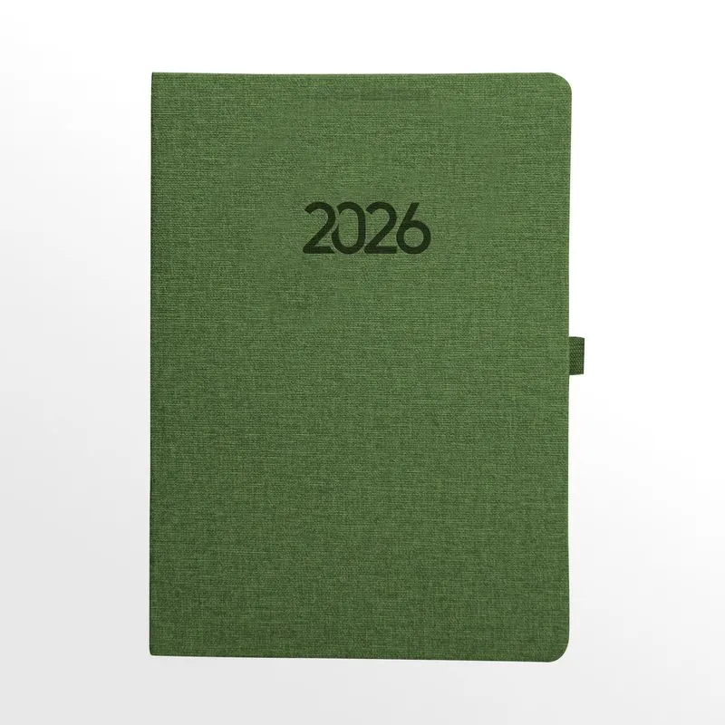 Υδρόγειος - Ημερήσιο Ημερολόγιο Canvas 2026, Green 17x24 0480