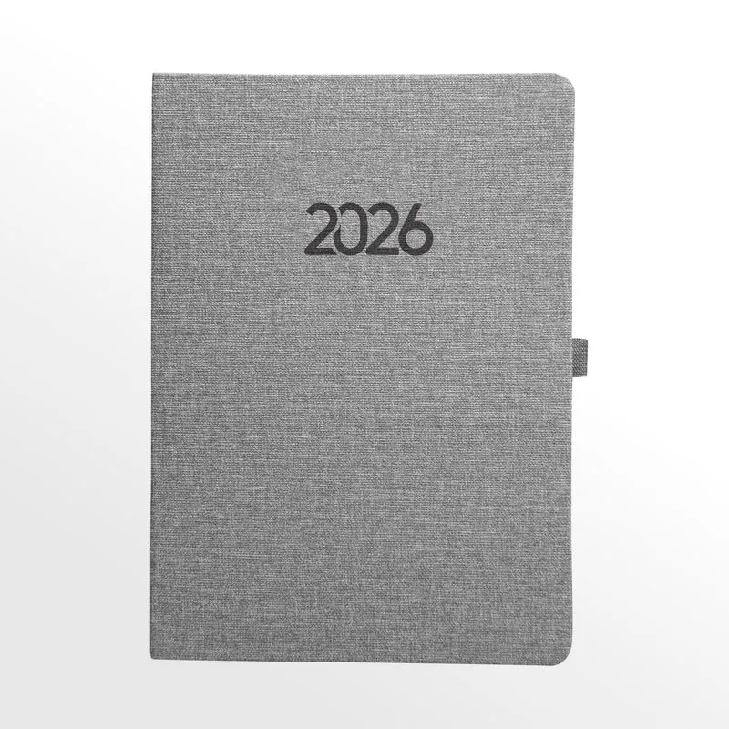Υδρόγειος - Ημερήσιο Ημερολόγιο Canvas 2026, Grey 17x24 0480