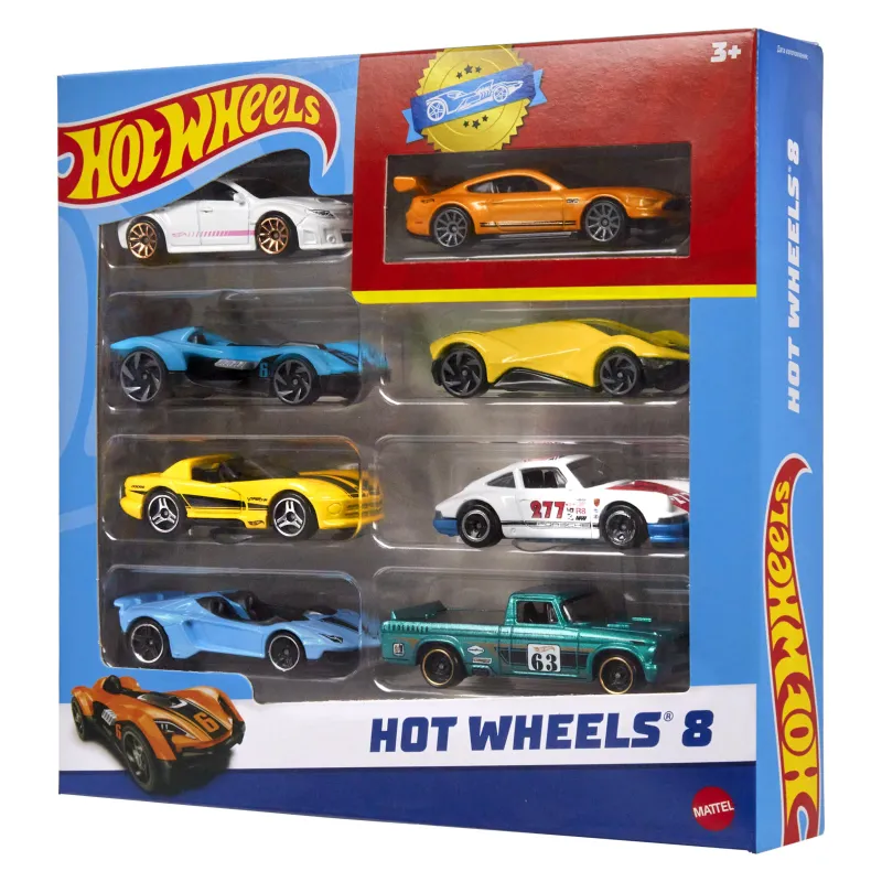 Mattel Hot Wheels - Αυτοκινητάκια Σετ Των 8 HPV78