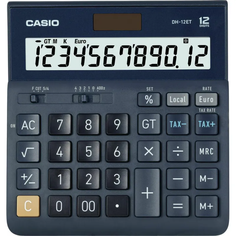Casio - Αριθμομηχανή Λογιστική DH-12ET
