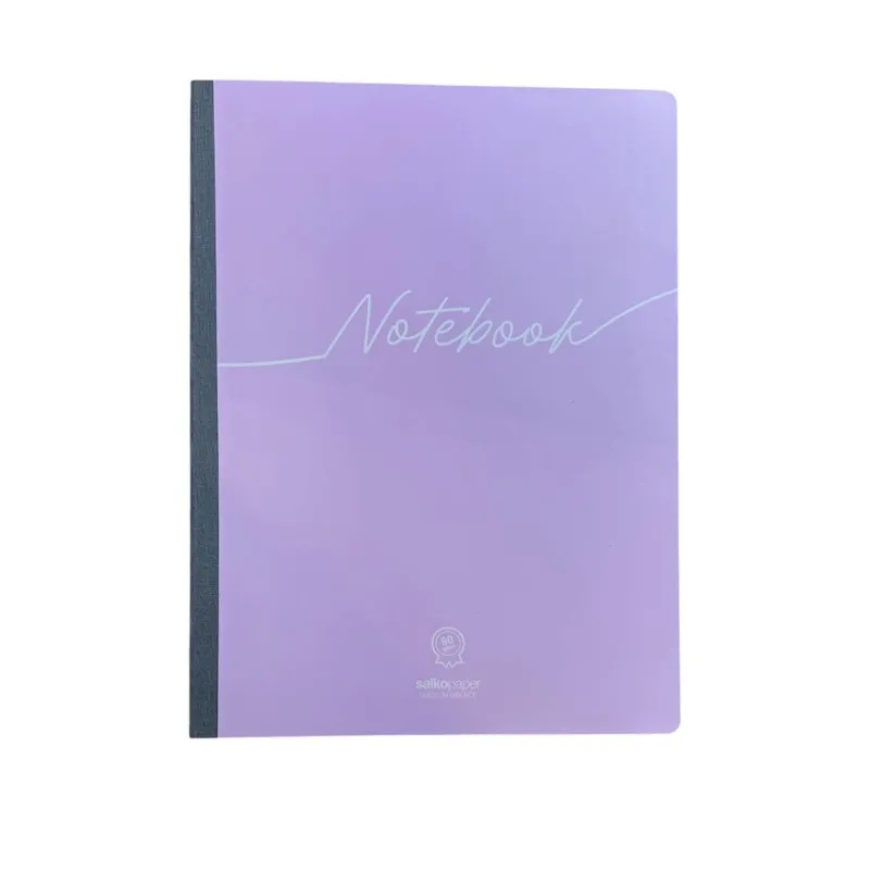 Salko Paper - Τετράδιο Κολλητό Notebook 360°, 21x29 cm, 64 Φύλλα Ριγέ, Λιλά 5027