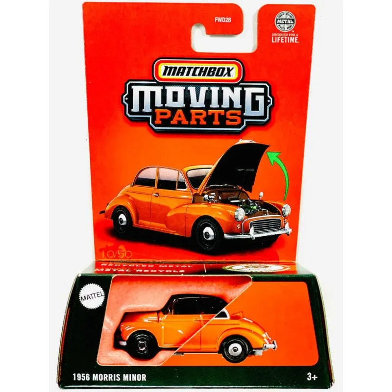 Mattel Matchbox - Moving Parts, 1956 Morris Minor JBW78 (FWD28)