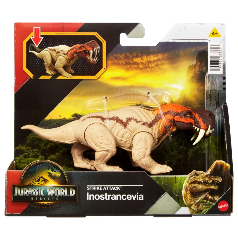 Mattel Jurassic World - Rebirth Strike Attack, Inostrancevia JCL58 (JGB77)