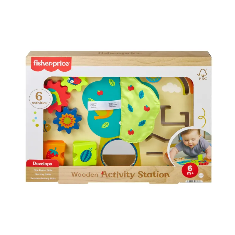 Fisher Price - Wooden Activity Station JDM53