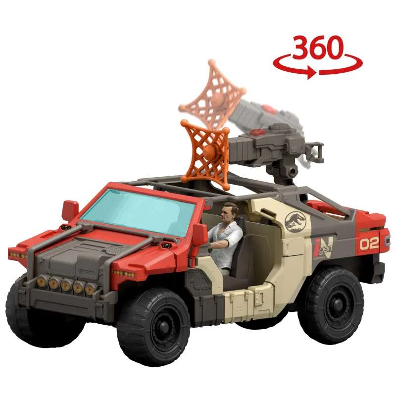  Mattel Jurassic World - Rebirth, Launch ‘N Battle Vehicle Set JGB59