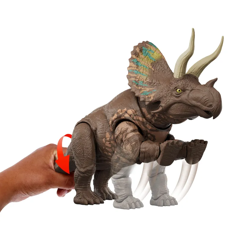 Mattel Jurassic World - Rebirth Gigantic Thrashers, Eotriceratops JGB93 (JGB92)