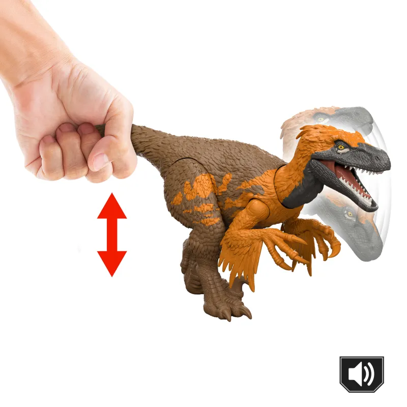 Mattel Jurassic World - Rebirth Wild Road, Utahraptor JGC80 (JGB87)