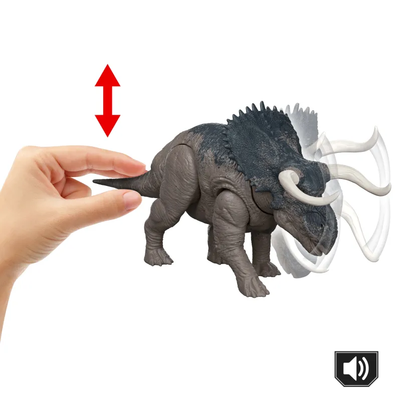 Mattel Jurassic World - Rebirth Wild Road, Nasutoceratops JGC81 (JGB87)