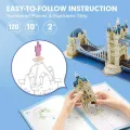 Cubic Fun - 3D Puzzle National Geographic, Tower Bridge 120 Pcs DS0978h Cubic Fun - 3D Puzzle National Geographic, Tower Bridge 120 Pcs DS0978h