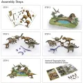 Cubic Fun - 3D Puzzle National Geographic, Dino Park 43 Pcs DS0973h Cubic Fun - 3D Puzzle National Geographic, Dino Park 43 Pcs DS0973h
