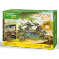 Cubic Fun - 3D Puzzle National Geographic, Dino Park 43 Pcs DS0973h Cubic Fun - 3D Puzzle National Geographic, Dino Park 43 Pcs DS0973h