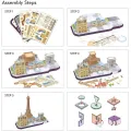 Cubic Fun - 3D Puzzle City Line, Paris 114 Pcs MC254h Cubic Fun - 3D Puzzle City Line, Paris 114 Pcs MC254h