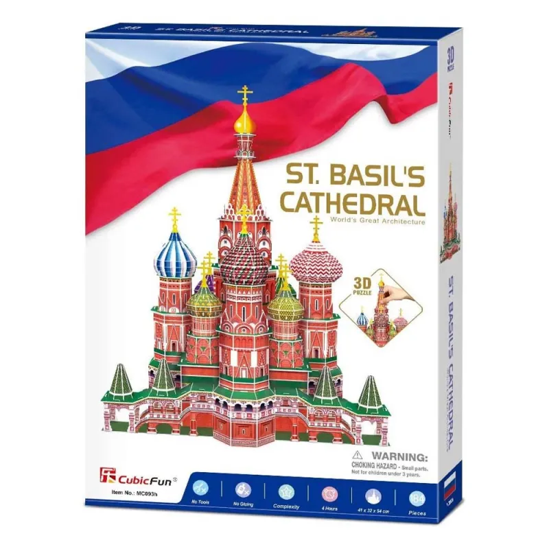 Cubic Fun - 3D Puzzle St. Basil's Cathedral 184 Pcs MC093h
