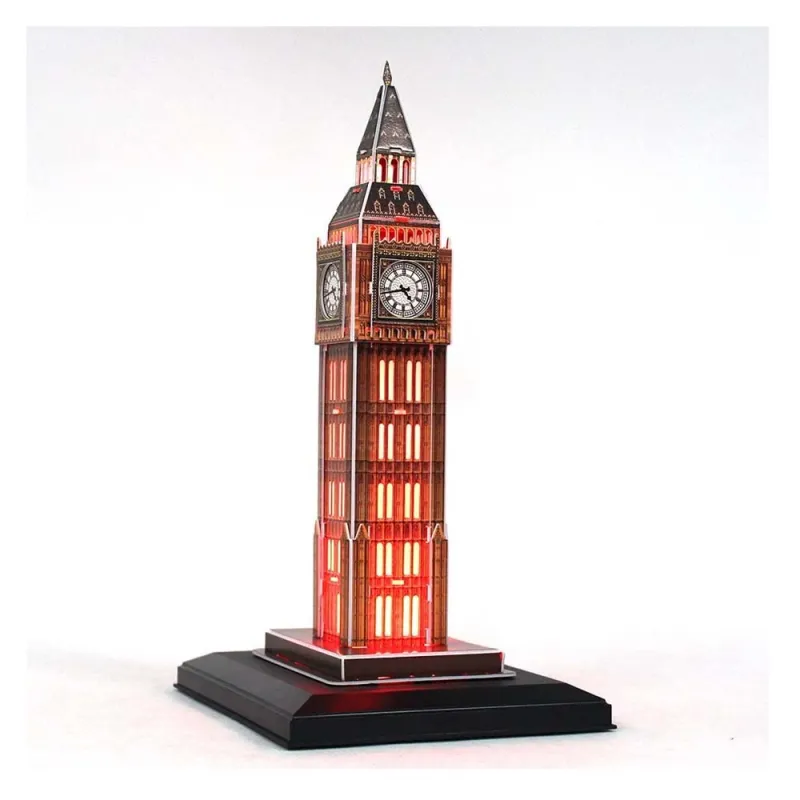 Cubic Fun - 3D Led Puzzle Architecture Model, Big Ben 28 Pcs L501h