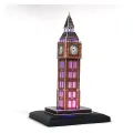 Cubic Fun - 3D Led Puzzle Architecture Model, Big Ben 28 Pcs L501h Cubic Fun - 3D Led Puzzle Architecture Model, Big Ben 28 Pcs L501h
