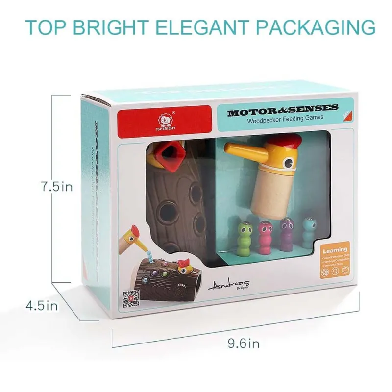 Top Bright - Ξύλινος Τρυποκάρυδος 120392