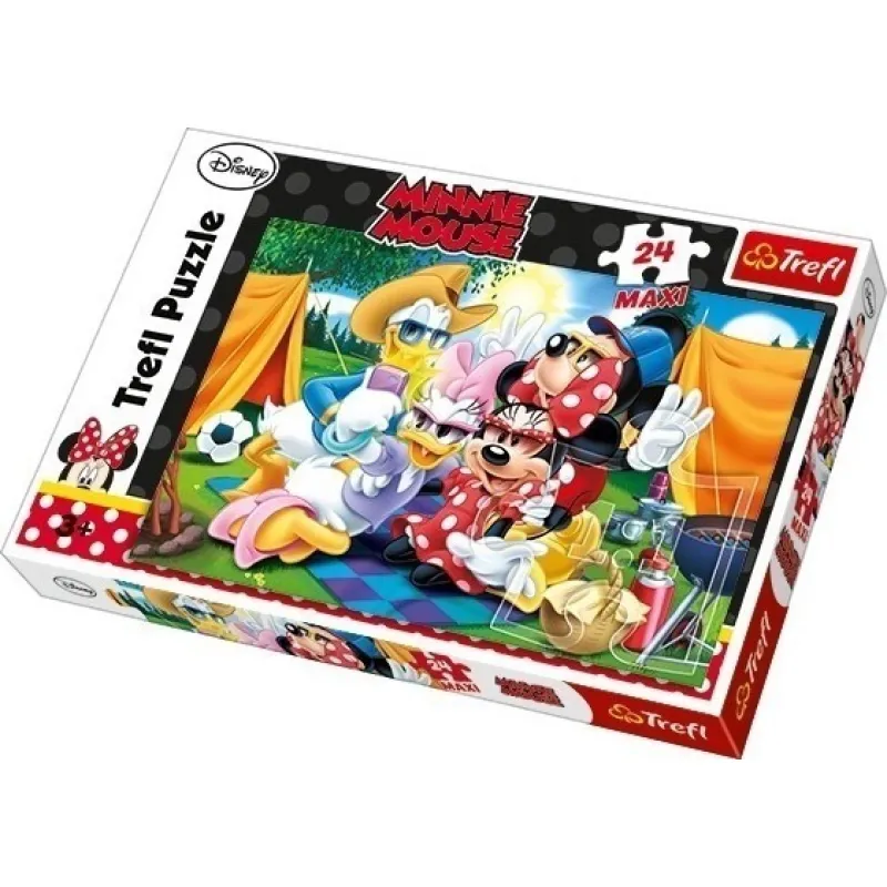 Trefl puzzle 24 Pcs Minnie & Friends Camping 14220